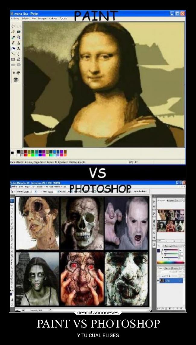 carteles paint photoshop desmotivaciones