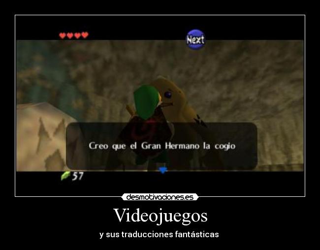 Videojuegos - y sus traducciones fantásticas
