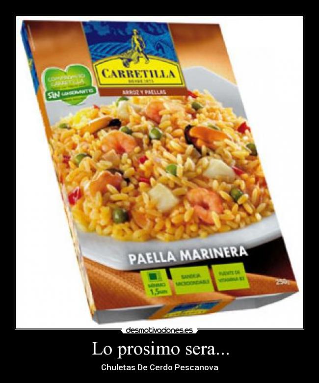 Lo prosimo sera... - Chuletas De Cerdo Pescanova