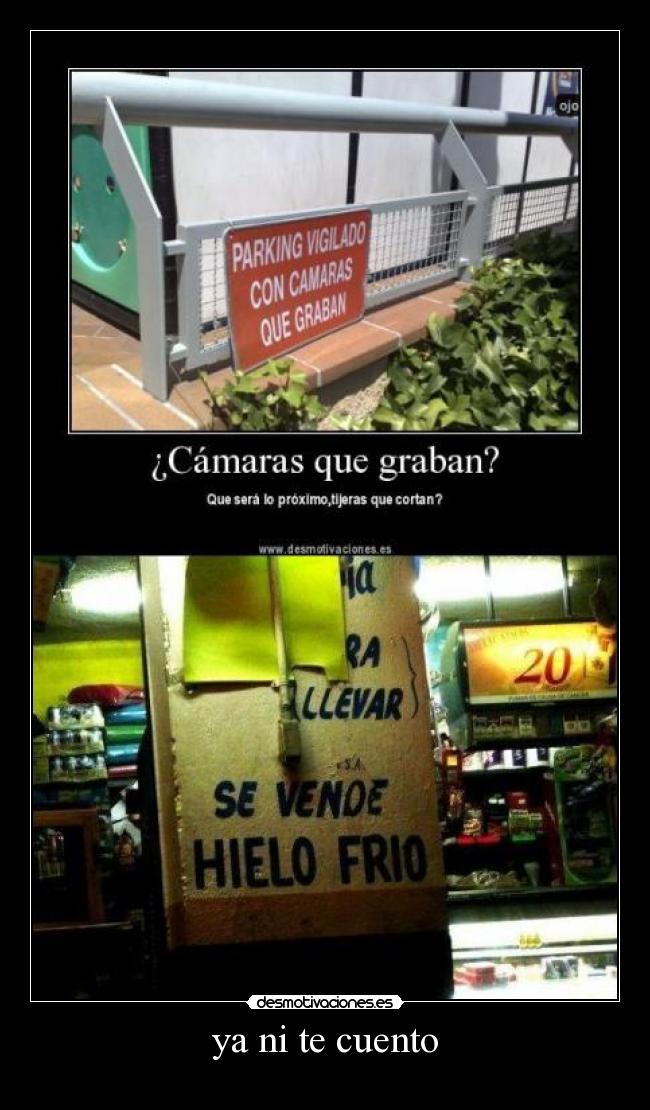 ya ni te cuento -
