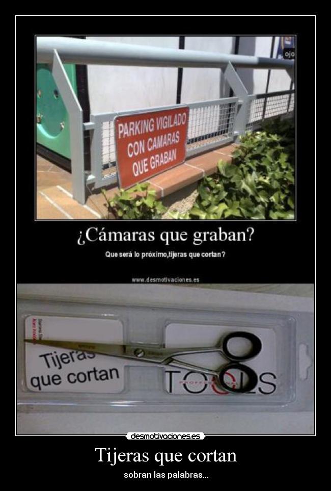 Tijeras que cortan - 