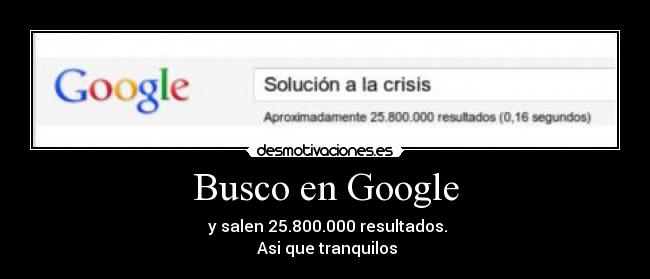 Busco en Google -