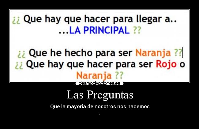 carteles preguntas usuarios contestar dudas que hacer color usuario principal votos etc desmotivaciones