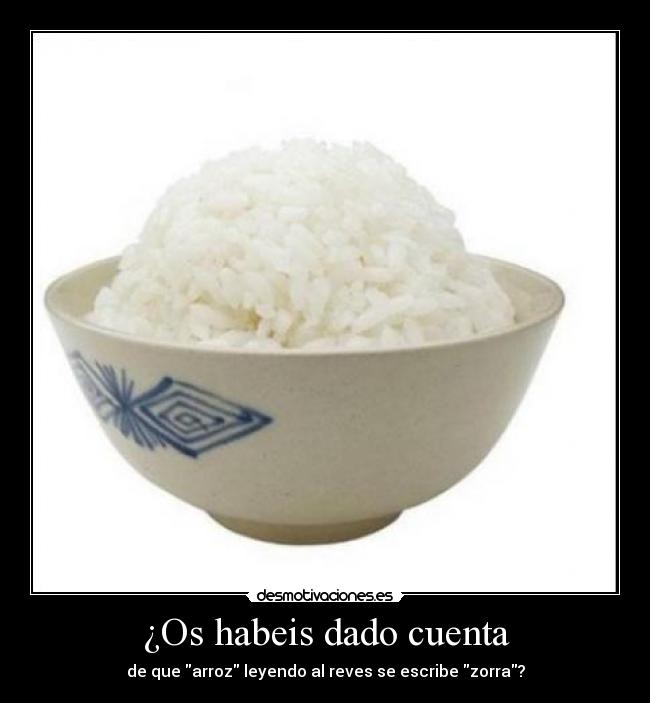 ¿Os habeis dado cuenta -