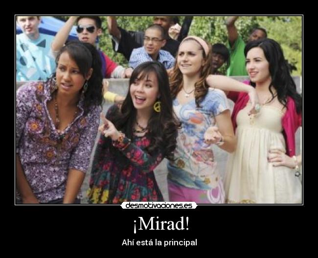 ¡Mirad! - Ahí está la principal