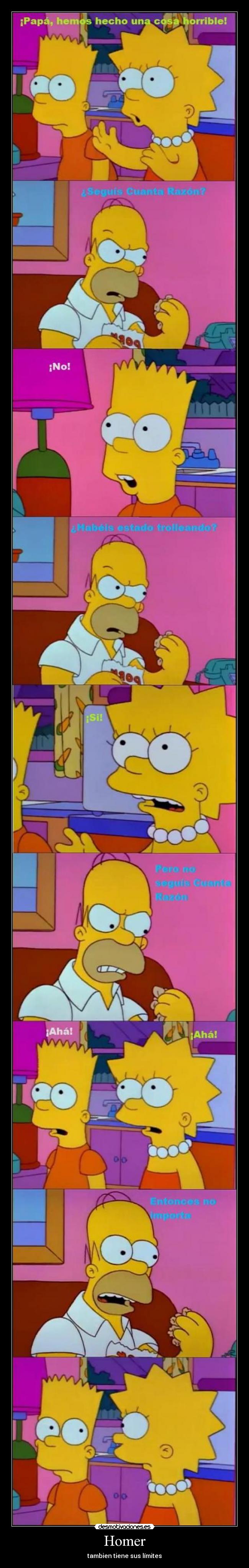 Homer - tambien tiene sus límites