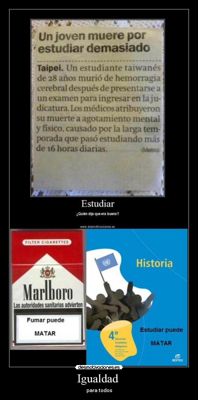 Igualdad  - para todos