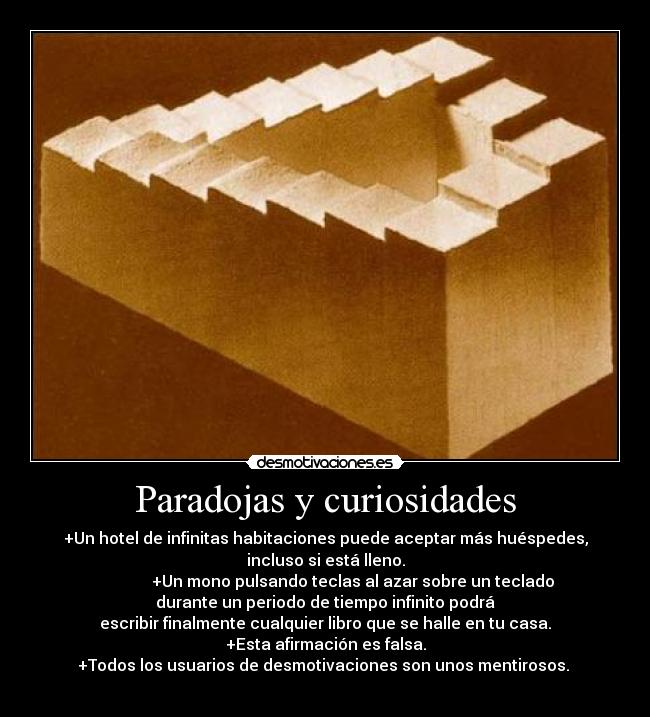 Paradojas y curiosidades -