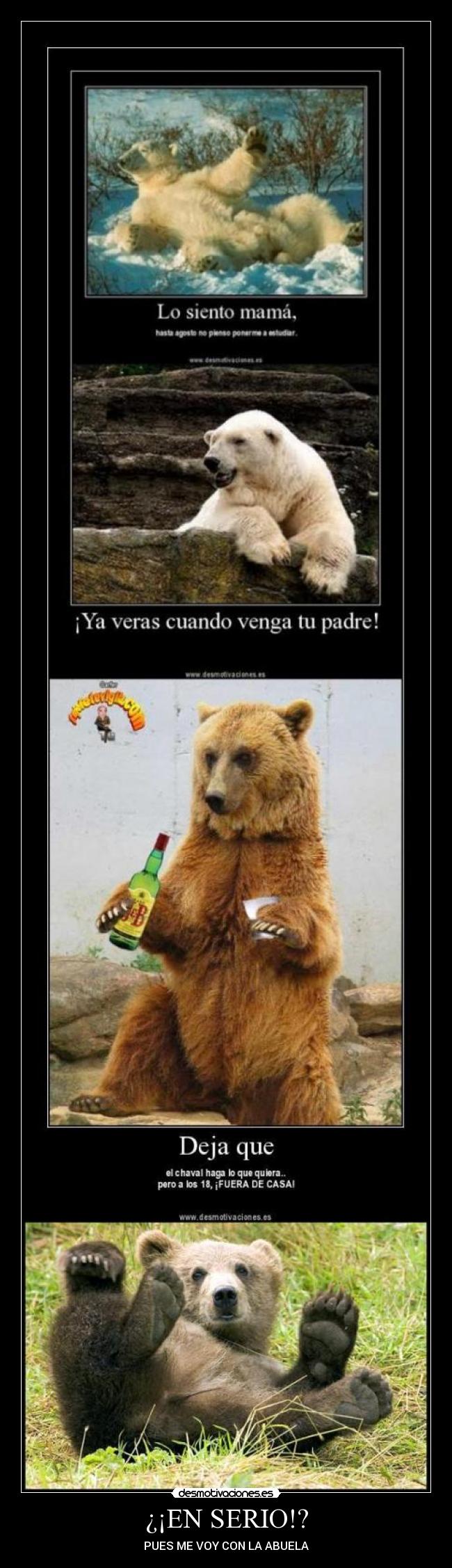 ¿¡EN SERIO!? - PUES ME VOY CON LA ABUELA