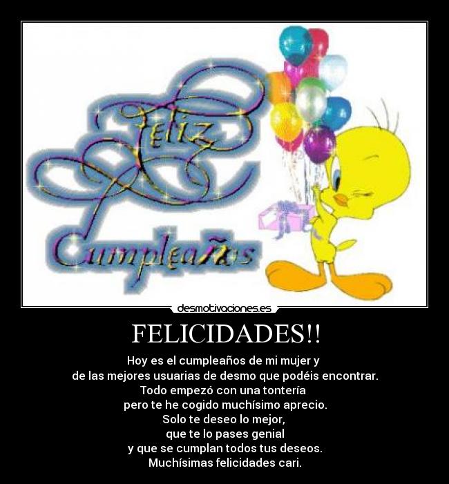 FELICIDADES!! - 