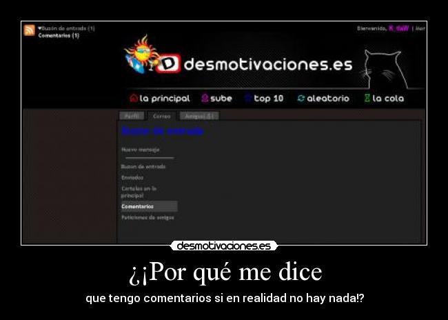 ¿¡Por qué me dice - que tengo comentarios si en realidad no hay nada!?