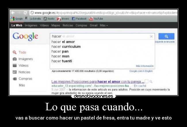 Lo que pasa cuando... -