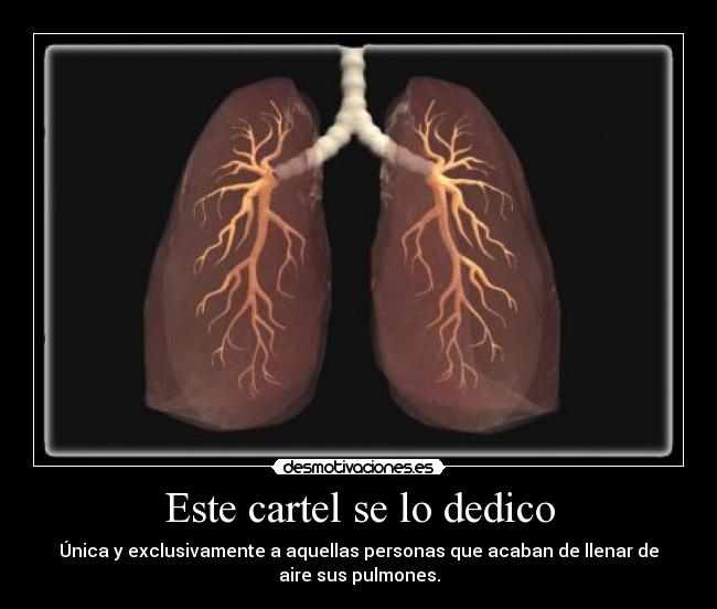 Este cartel se lo dedico -
