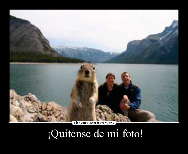¡Quítense de mi foto! - 