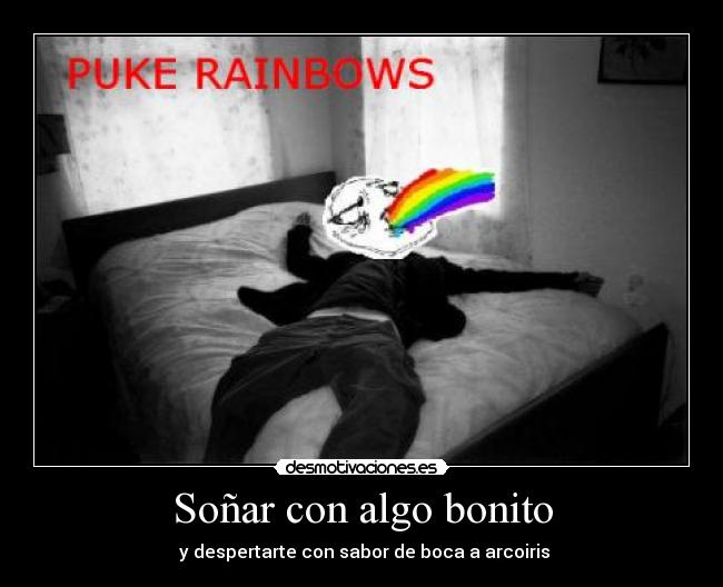 Soñar con algo bonito -