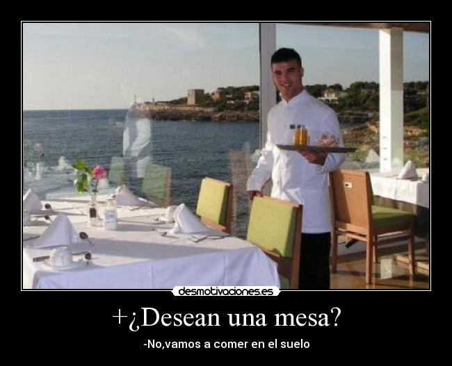 +¿Desean una mesa? - 