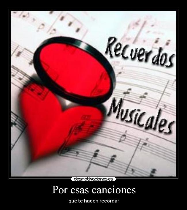 Por esas canciones - 