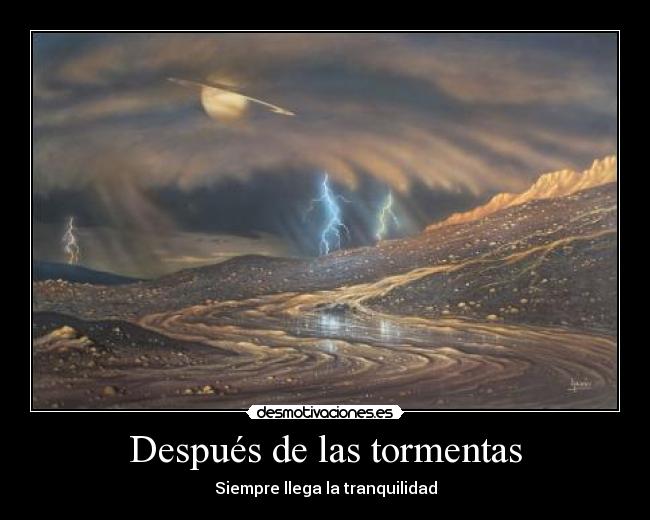 Después de las tormentas -