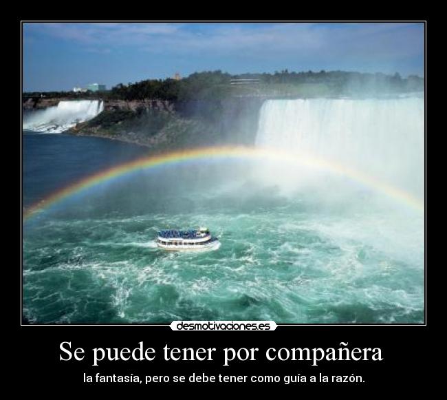 Se puede tener por compañera -