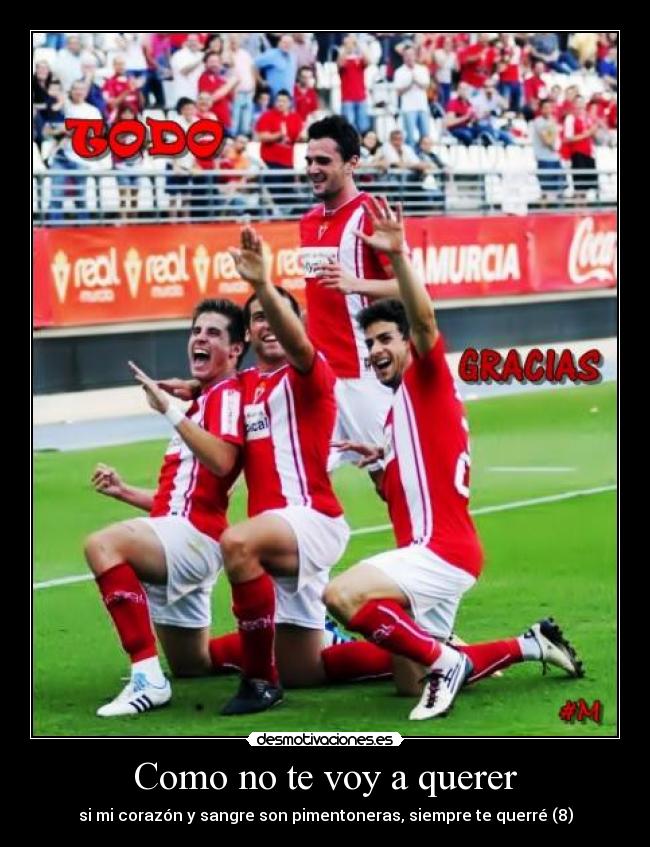 Como no te voy a querer - si mi corazón y sangre son pimentoneras, siempre te querré (8)