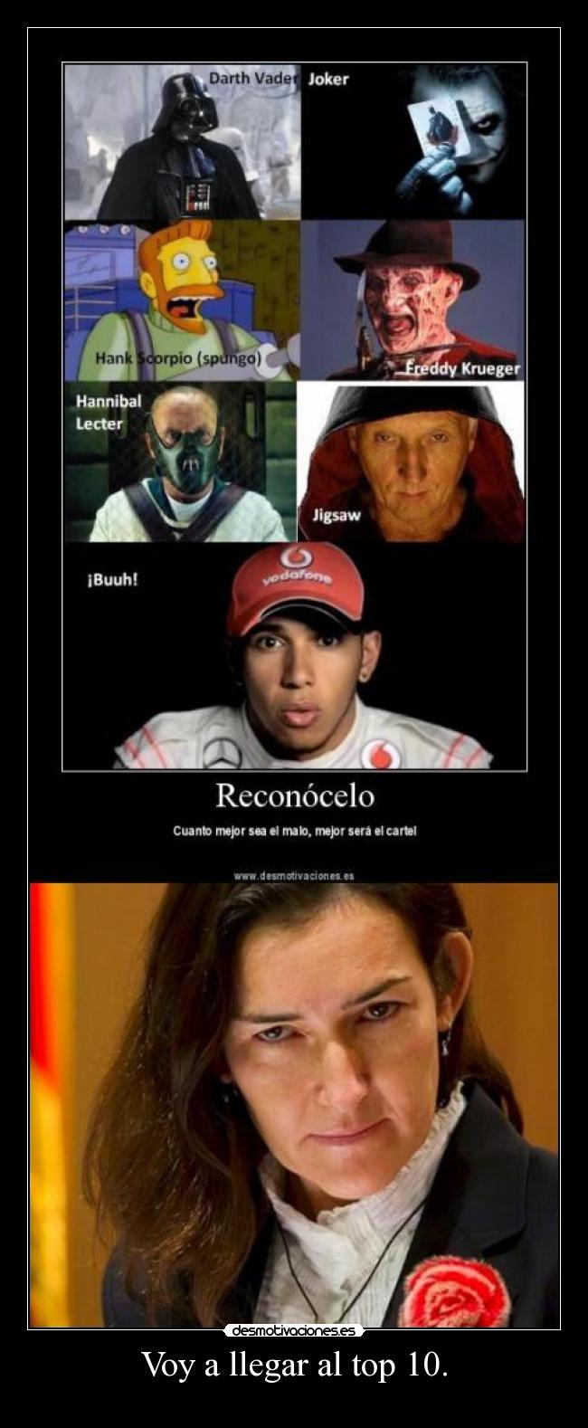 Voy a llegar al top 10. - 