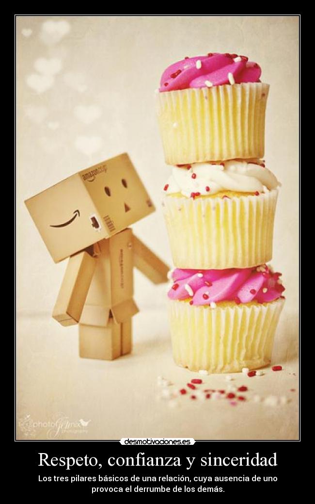 Respeto, confianza y sinceridad - 
