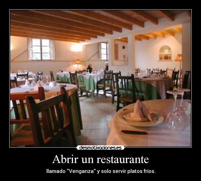 Abrir un restaurante -