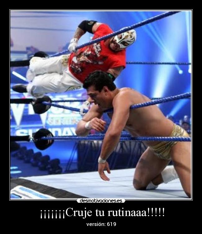 carteles cruje rutina desmotivaciones