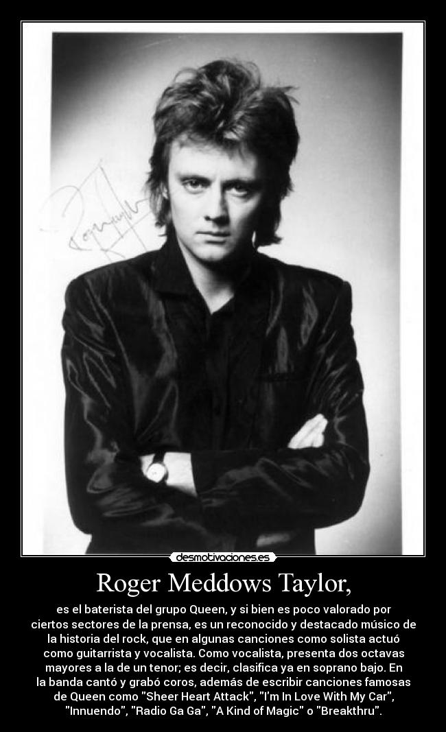 Roger Meddows Taylor, -