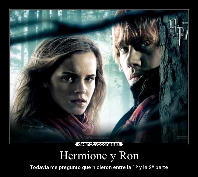 Hermione y Ron - Todavia me pregunto que hicieron entre la 1º y la 2º parte
