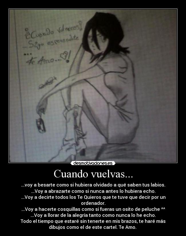 Cuando vuelvas... - 