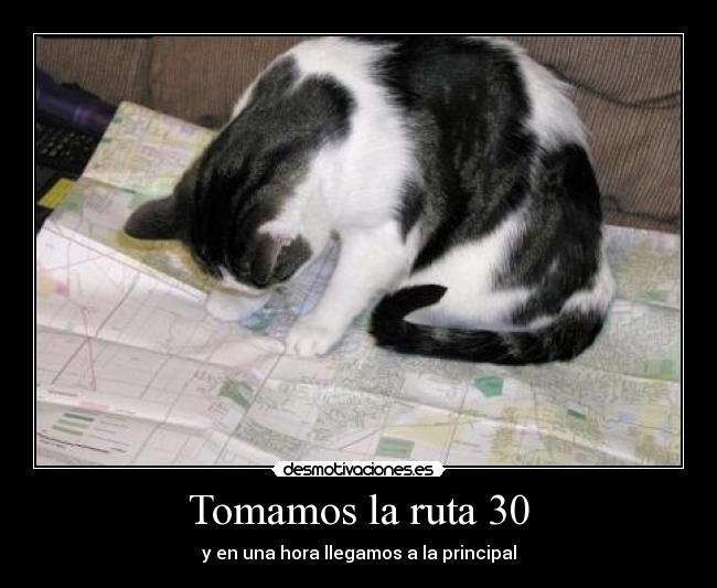 Tomamos la ruta 30 - 