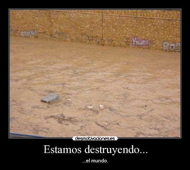 Estamos destruyendo... - 