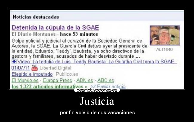 Justicia -