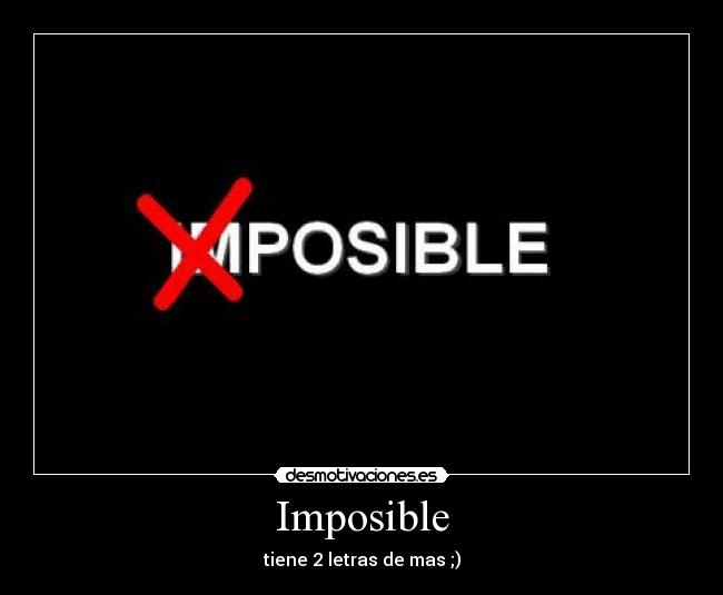 Imposible - 