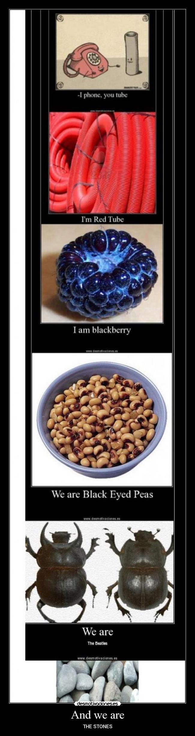 And we are - THE STONES