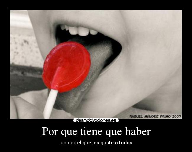 Por que tiene que haber -