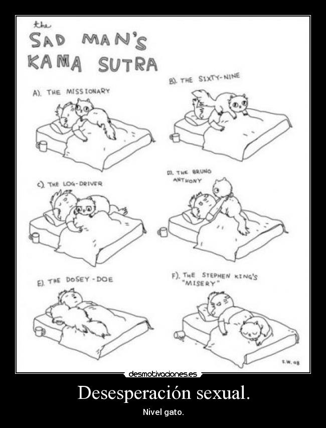 Desesperación sexual. - Nivel gato.