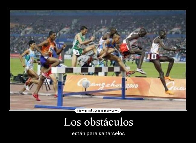 Los obstáculos -