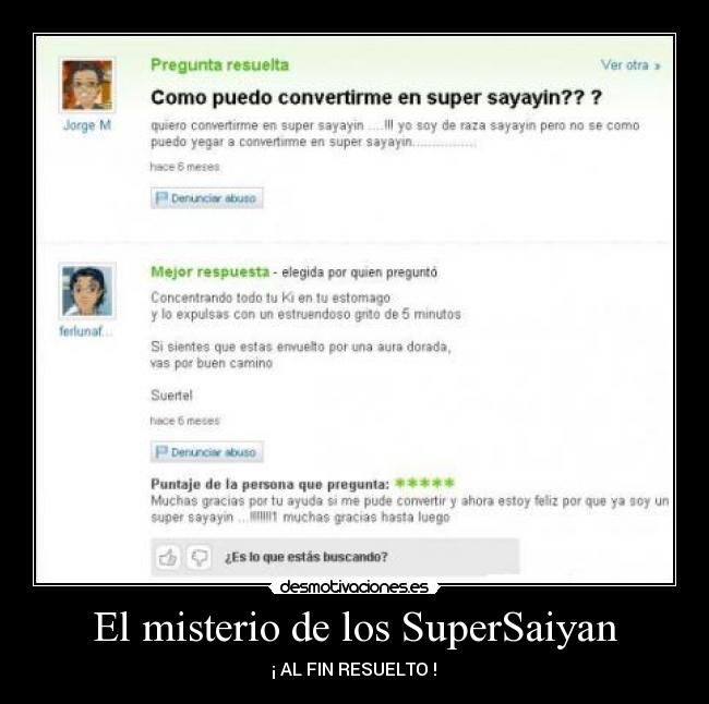 El misterio de los SuperSaiyan - ¡ AL FIN RESUELTO !