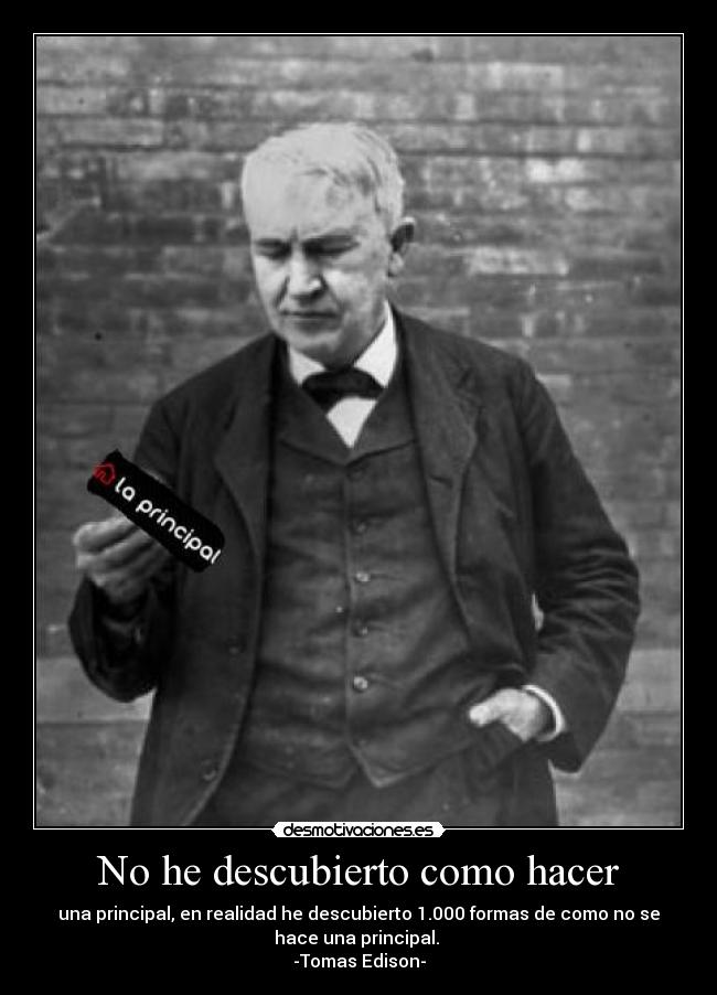 No he descubierto como hacer - 