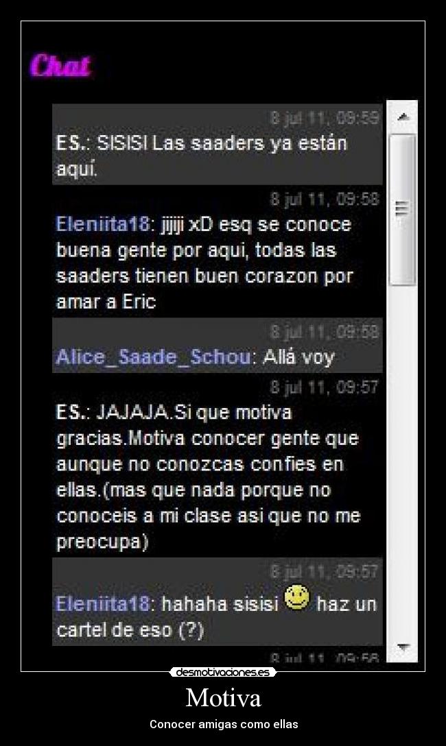 Motiva - Conocer amigas como ellas