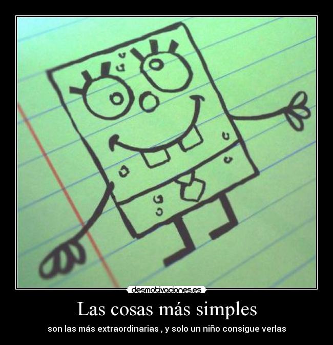 Las cosas más simples -