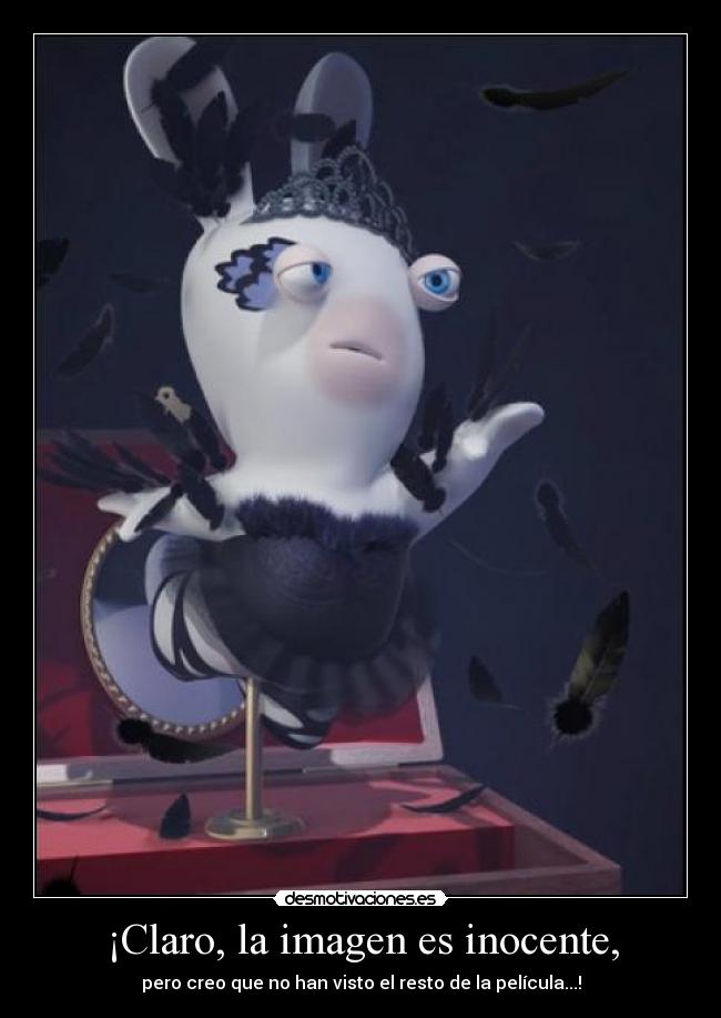 ¡Claro, la imagen es inocente, -