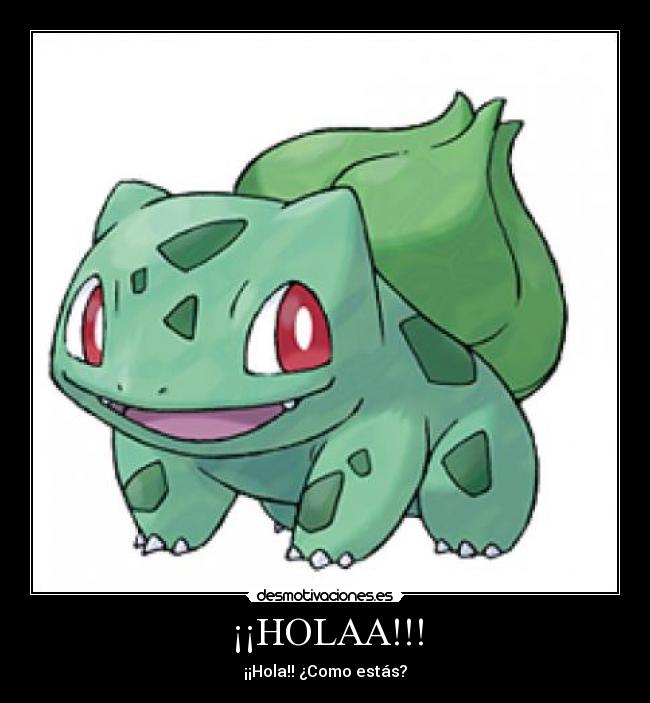 ¡¡HOLAA!!! - ¡¡Hola!! ¿Como estás?