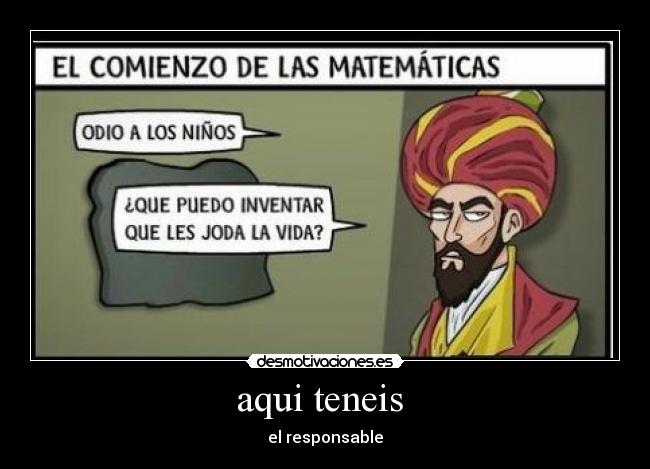 aqui teneis  - el responsable