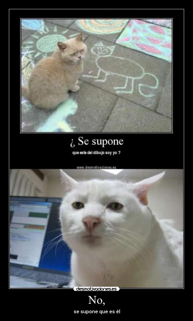 No, - se supone que es él