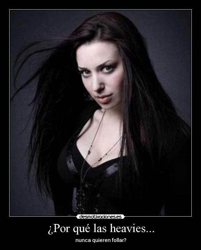 carteles heavy mujer desmotivaciones