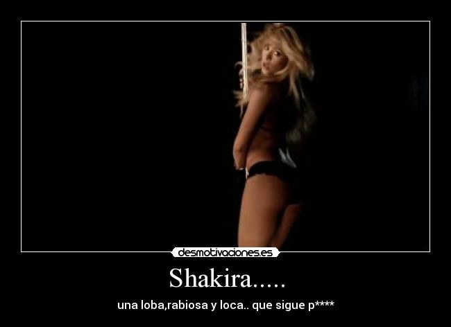 Shakira..... - una loba,rabiosa y loca.. que sigue p****