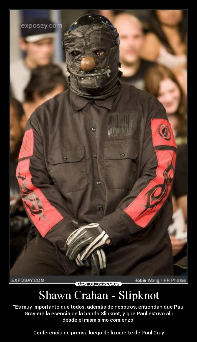 Shawn Crahan Slipknot Desmotivaciones